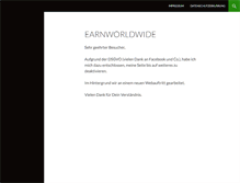 Tablet Screenshot of earnworldwide.biz